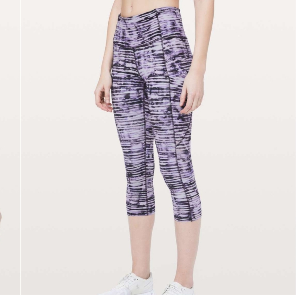 🍋Lululemon Fast & Free Crop II *Nulux 19"